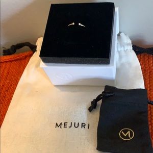 Mejuri Diamonds Open Ring, Size 9